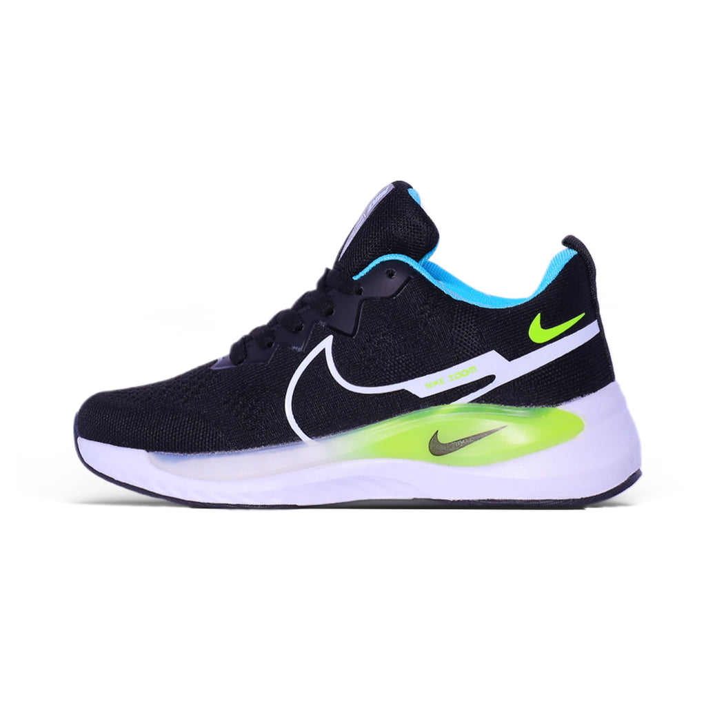 Sport Mesh Runner – Black & Neon Green