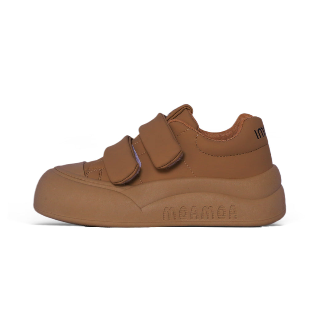 Chunky Velcro Sneaker – Matte Tan