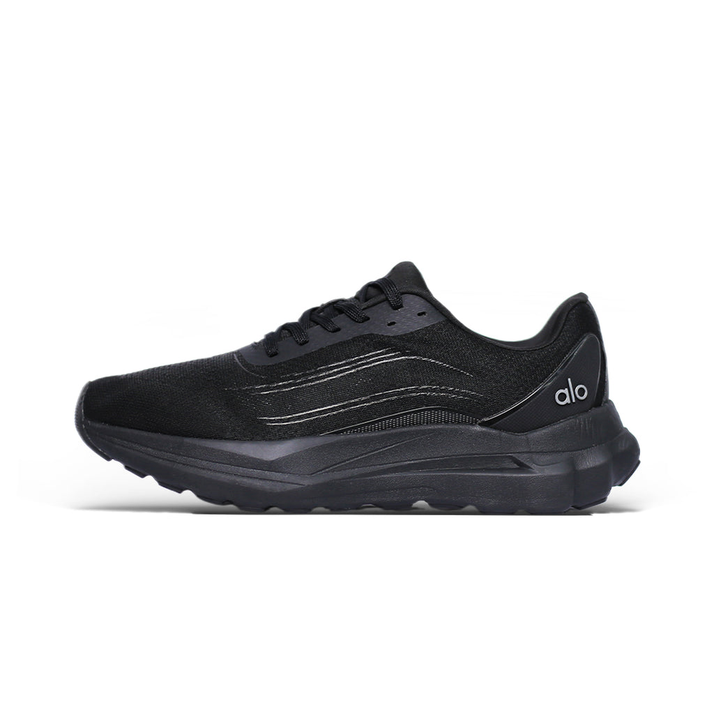 Alo Black Performance Running Shoes – Lightweight Cushioned Trainers