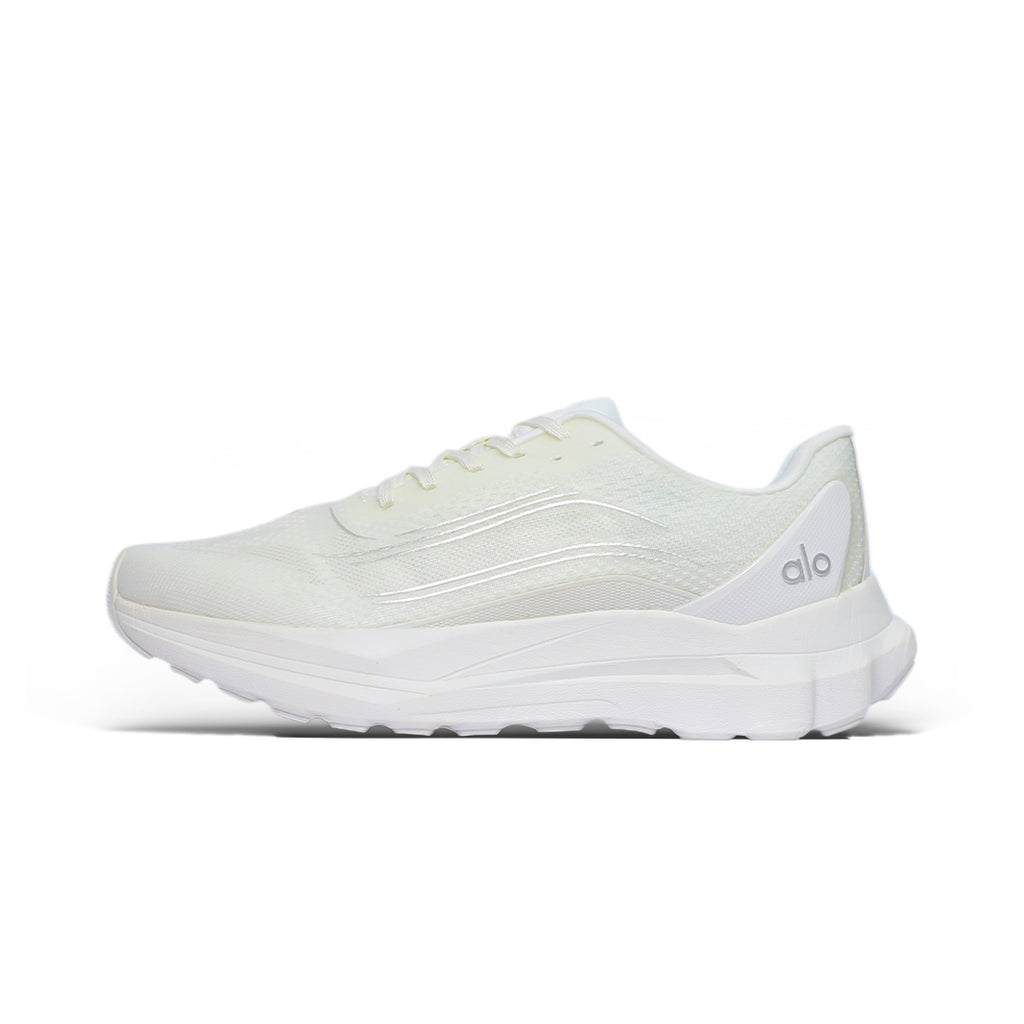 Alo White Performance Running Shoes – Ultra-Light Breathable Comfort