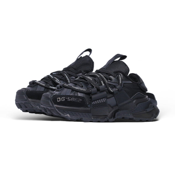 Dolce & Gabbana Black Designer Sneakers – Chunky Streetwear Luxury Trainers