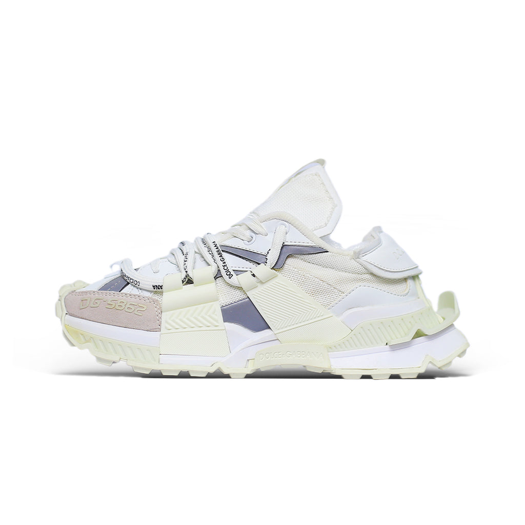Dolce & Gabbana Beige Designer Sneakers – Chunky Luxury Streetwear Trainers