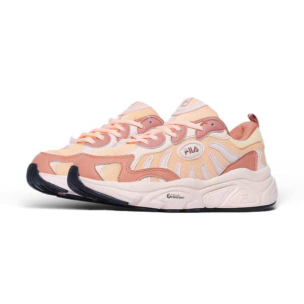 FILA Peach & White Women’s Sneakers – Retro Comfort Chunky Trainers