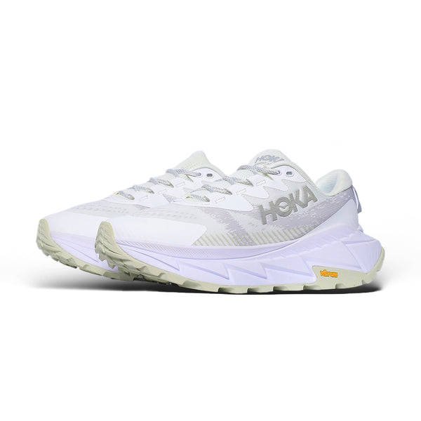 HOKA White Running Shoes – Lightweight Cushion with Vibram Grip
