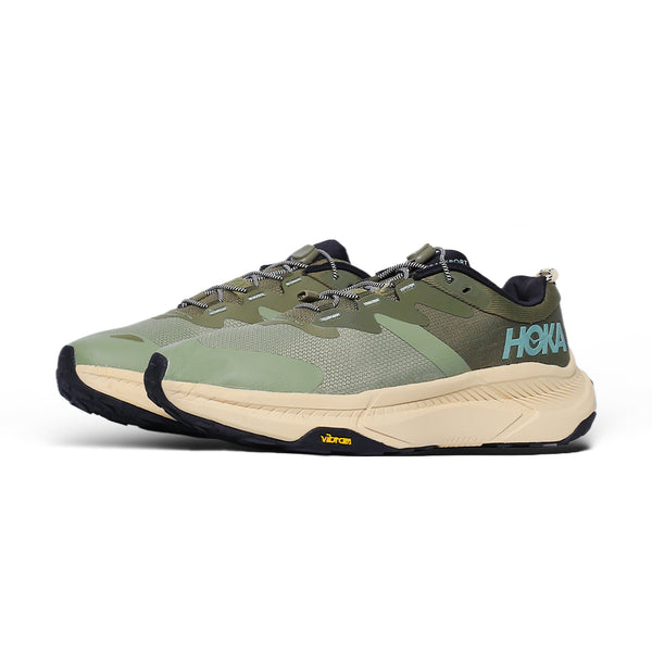 Hoka One One Clifton Vibram Olive Beige