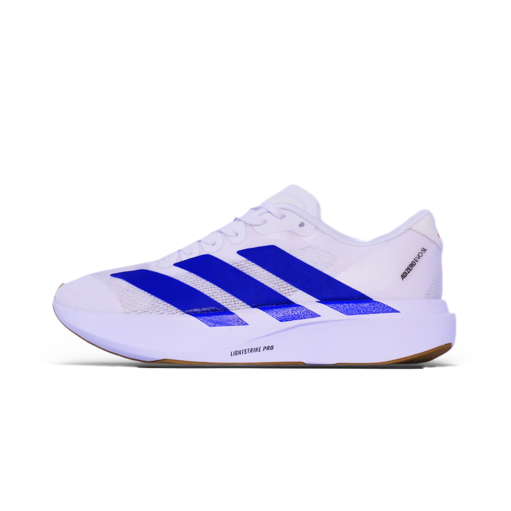 adidas Lightweight Racer – White & Bold Blue