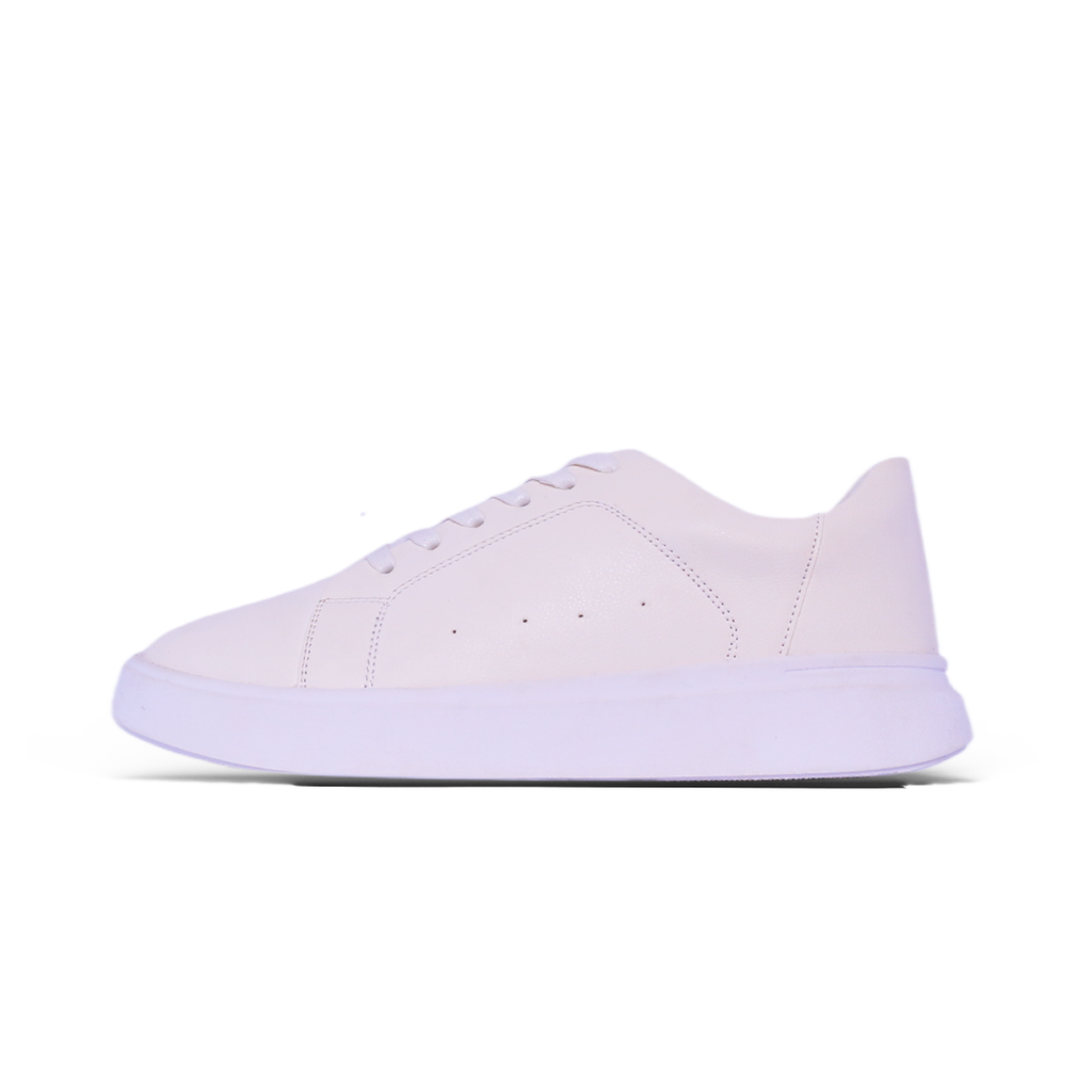 Minimal Court Sneaker – Triple White