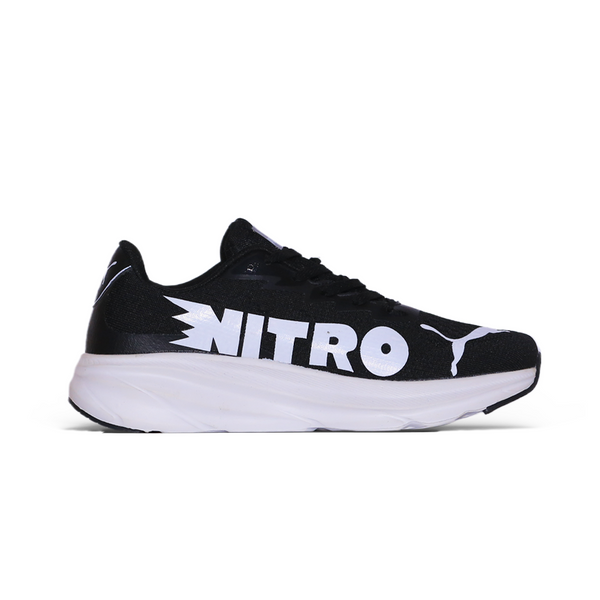 Puma Nitro Running Sneaker – Black & White