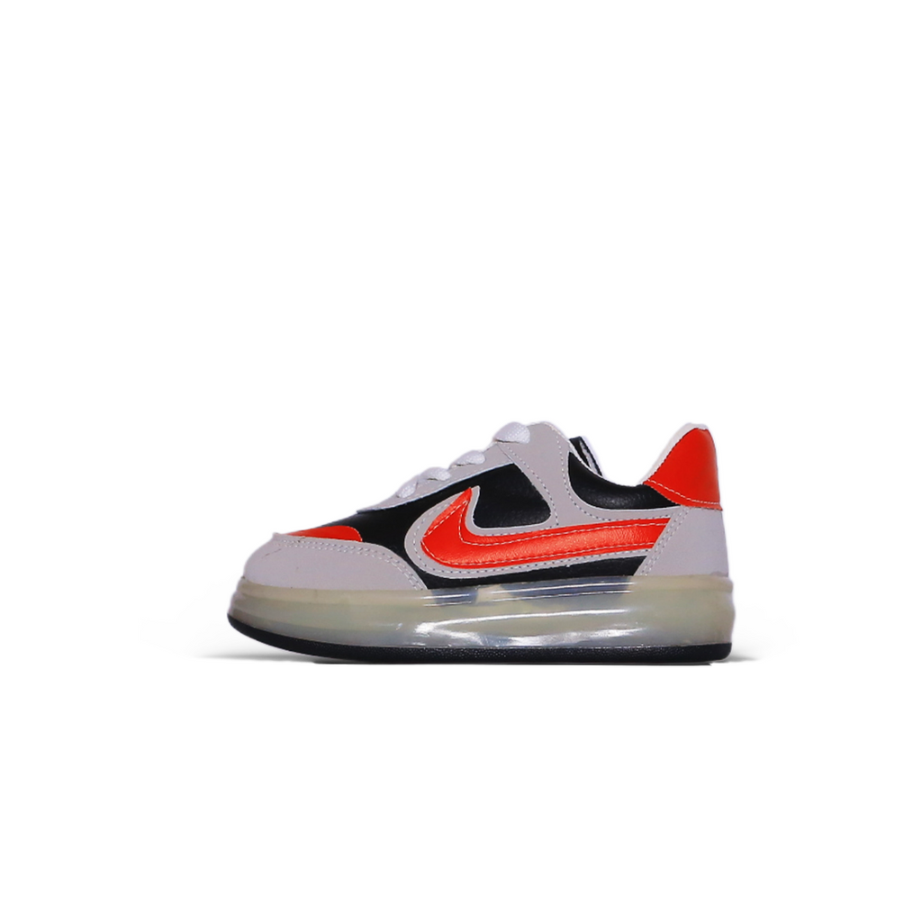 Nike Kids Low-Top Sneaker –Red & Black