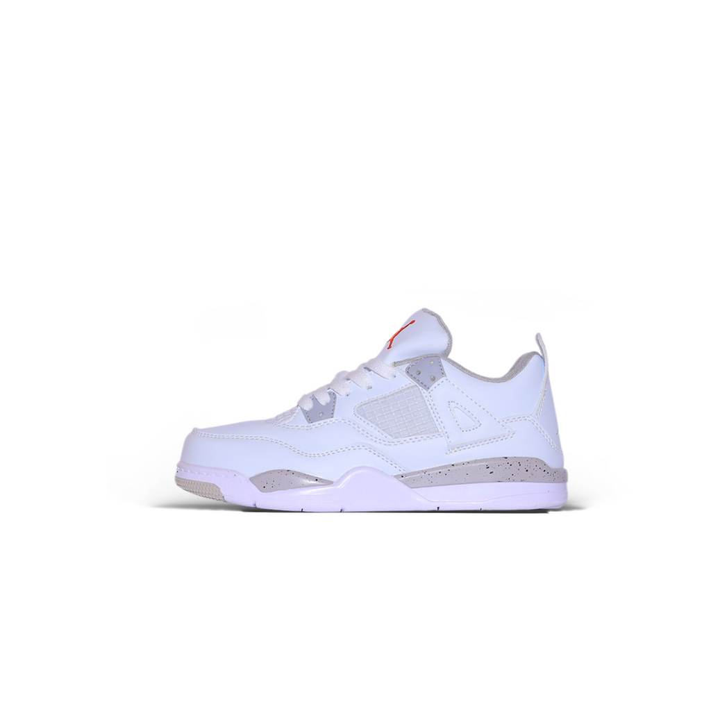 Nike-AJ Kids Classic Court Sneaker – White & Light Grey