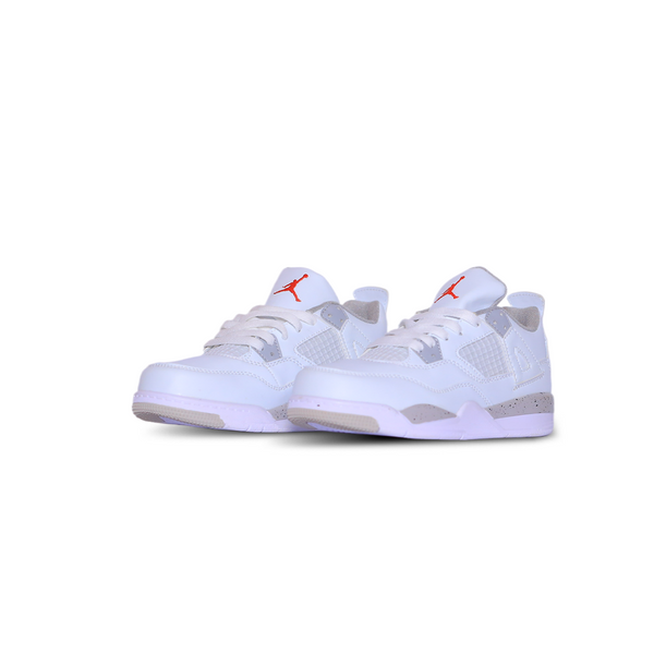 Nike-AJ Kids Classic Court Sneaker – White & Light Grey