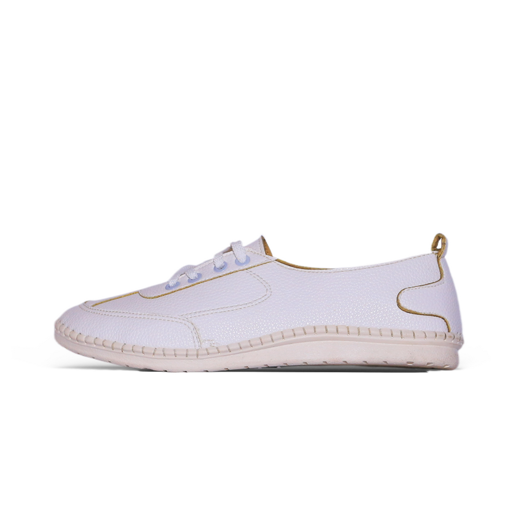 Everyday Lace-Up Comfort Shoe – White