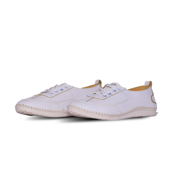 Everyday Lace-Up Comfort Shoe – White
