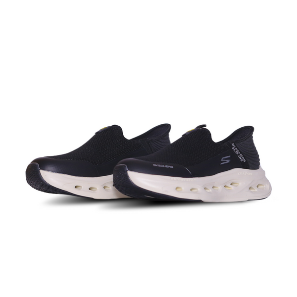 Skechers Sporty Knit Cushion Runner – White & Black