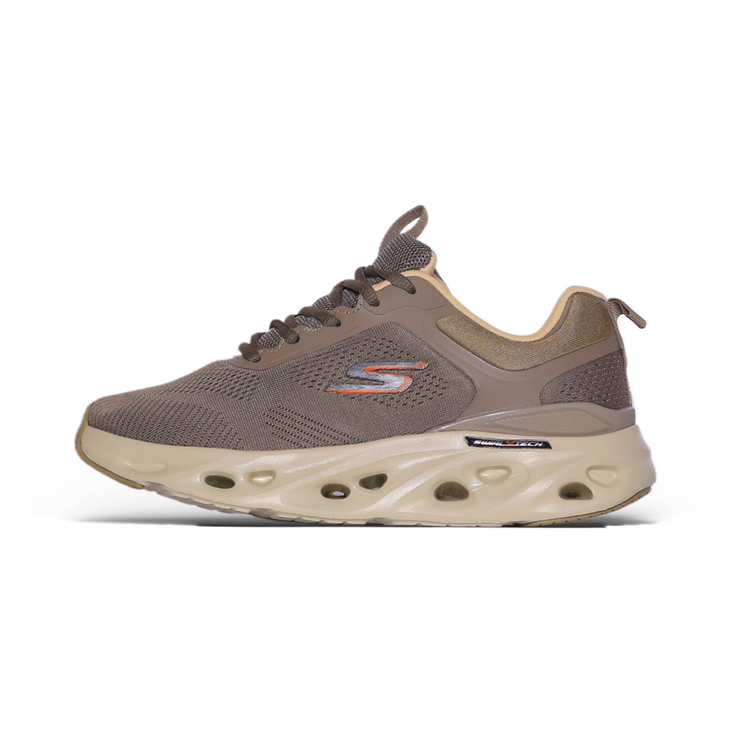 Skechers Sporty Knit Cushion Runner – Taupe & Beige
