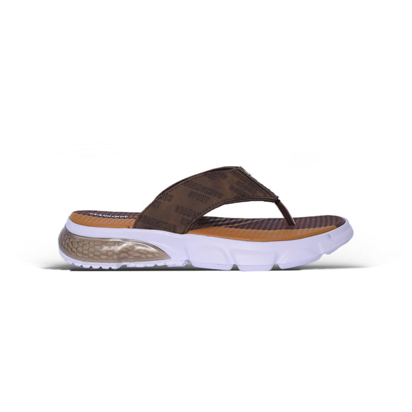 Sport Casual Slides Brown & White