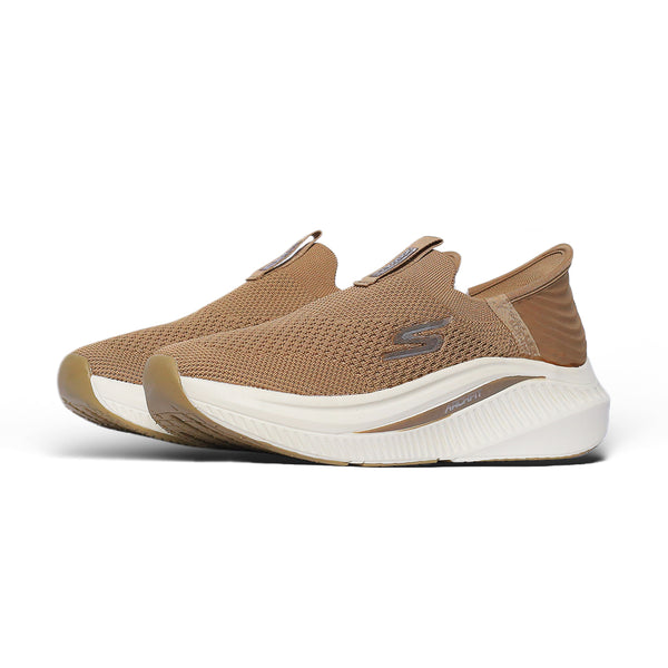 Skechers Go Walk Arch Fit Taupe – Slip-On Walking Shoes with Arch Support and Air-Cooled Cushioning