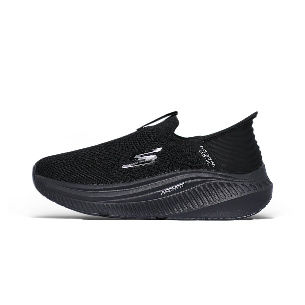 Skechers Go Walk Arch Fit Black – Slip-On Walking Shoes with Arch Support and Air-Cooled Comfort