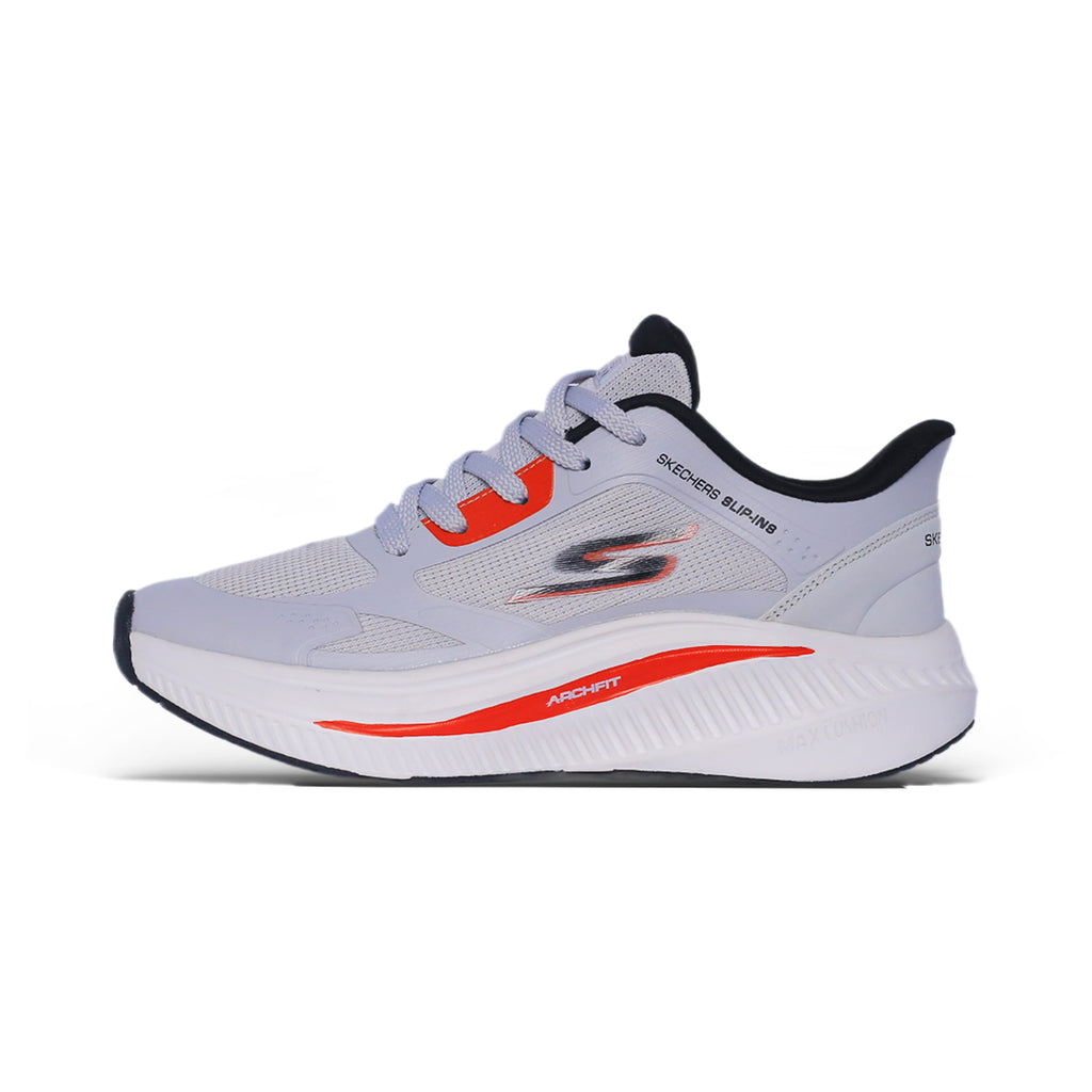 Skechers Slip-Ins Arch Fit Light Grey & Red